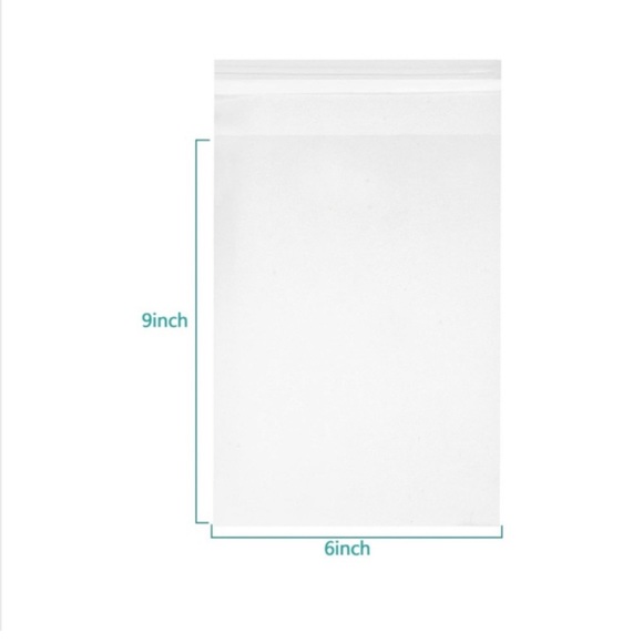 50pcs Bundle 25ct (6x9”) & 25ct (3x5-1/2”)Clear Cello Bags w/Free Sticke… - Picture 3 of 9